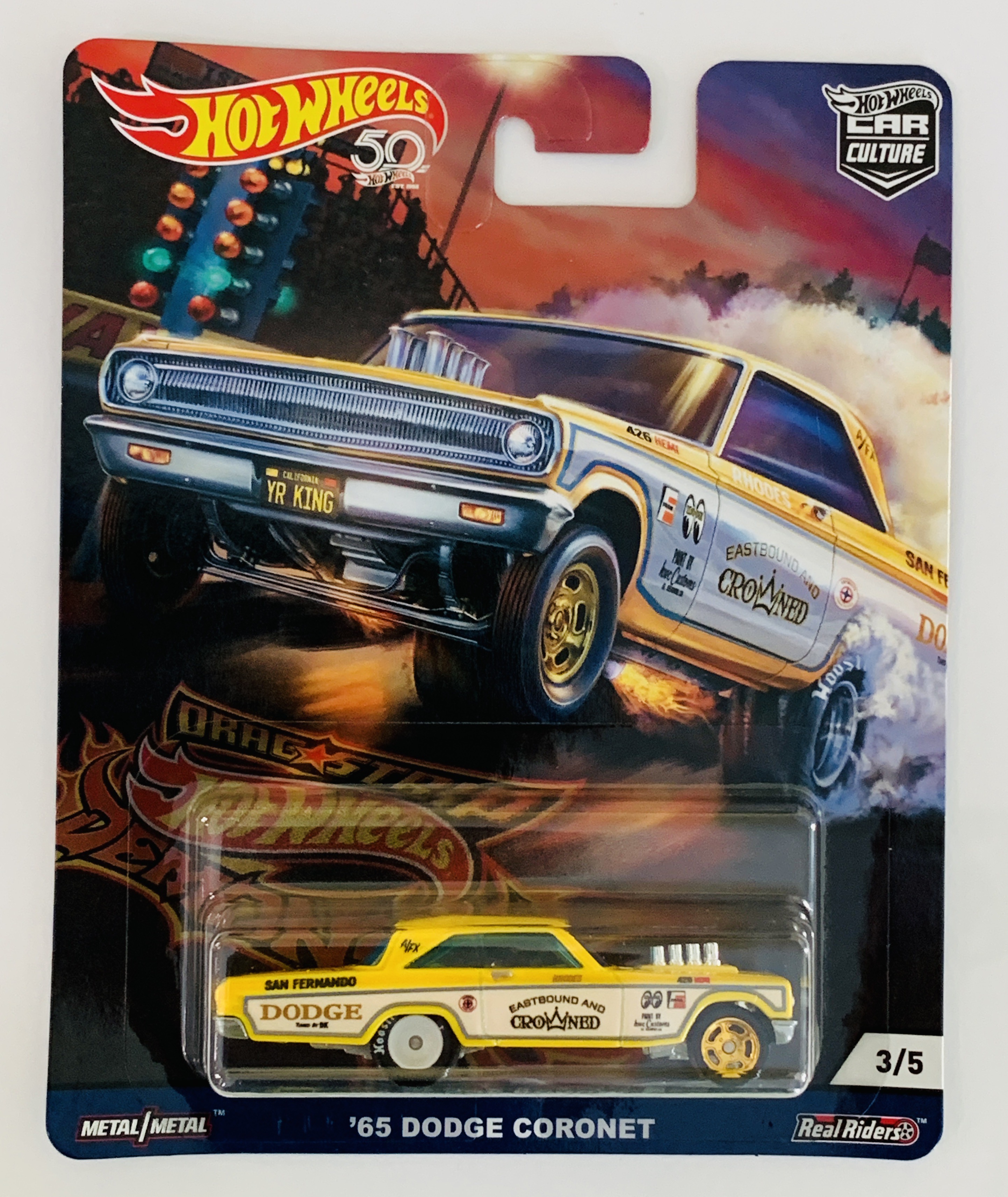 Hot Wheels Car Culture Drag Strip Demons 65 Dodge Coronet