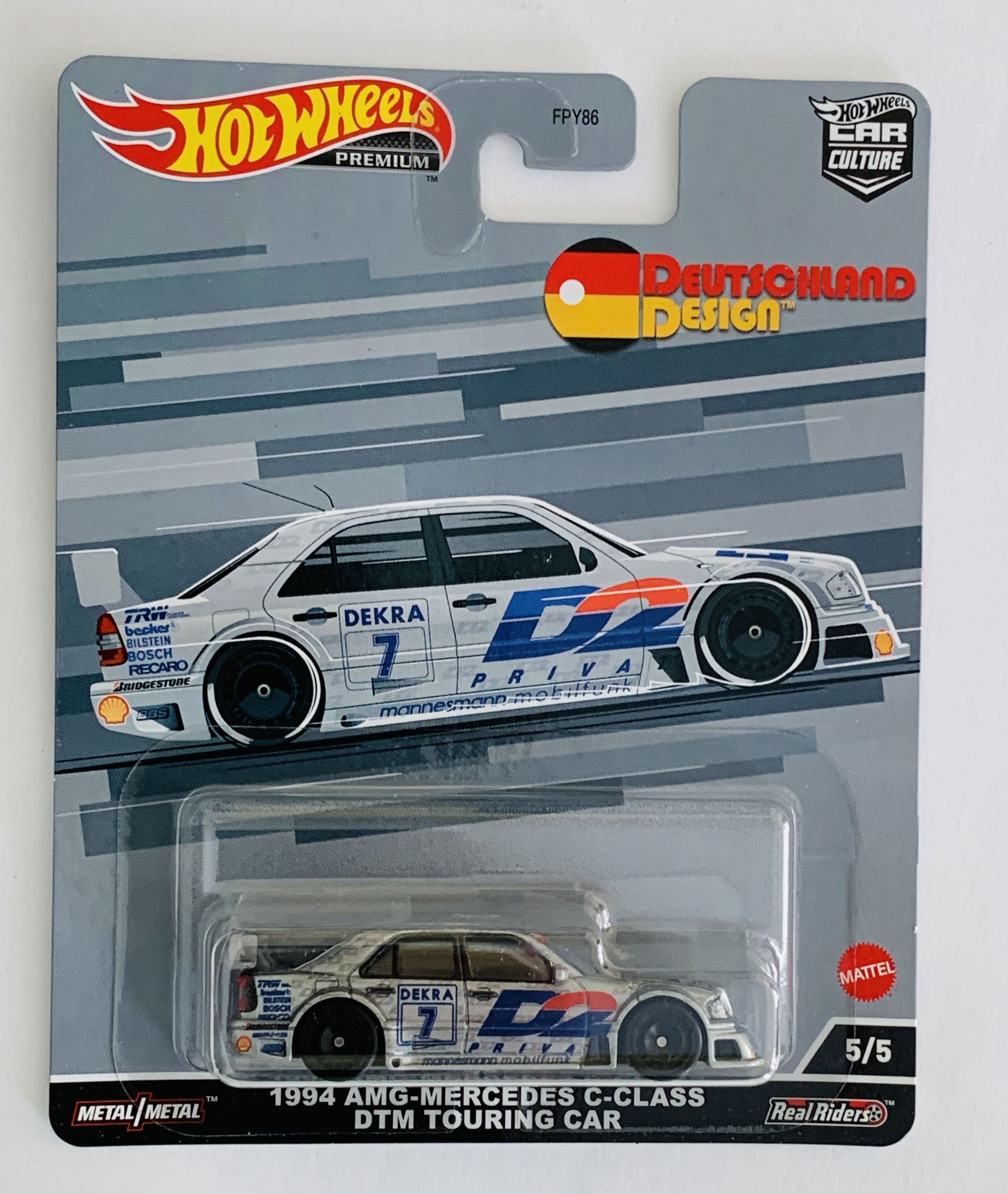 Hot Wheels Premium Deutschland Design Amg Mercedes C Class Dtm