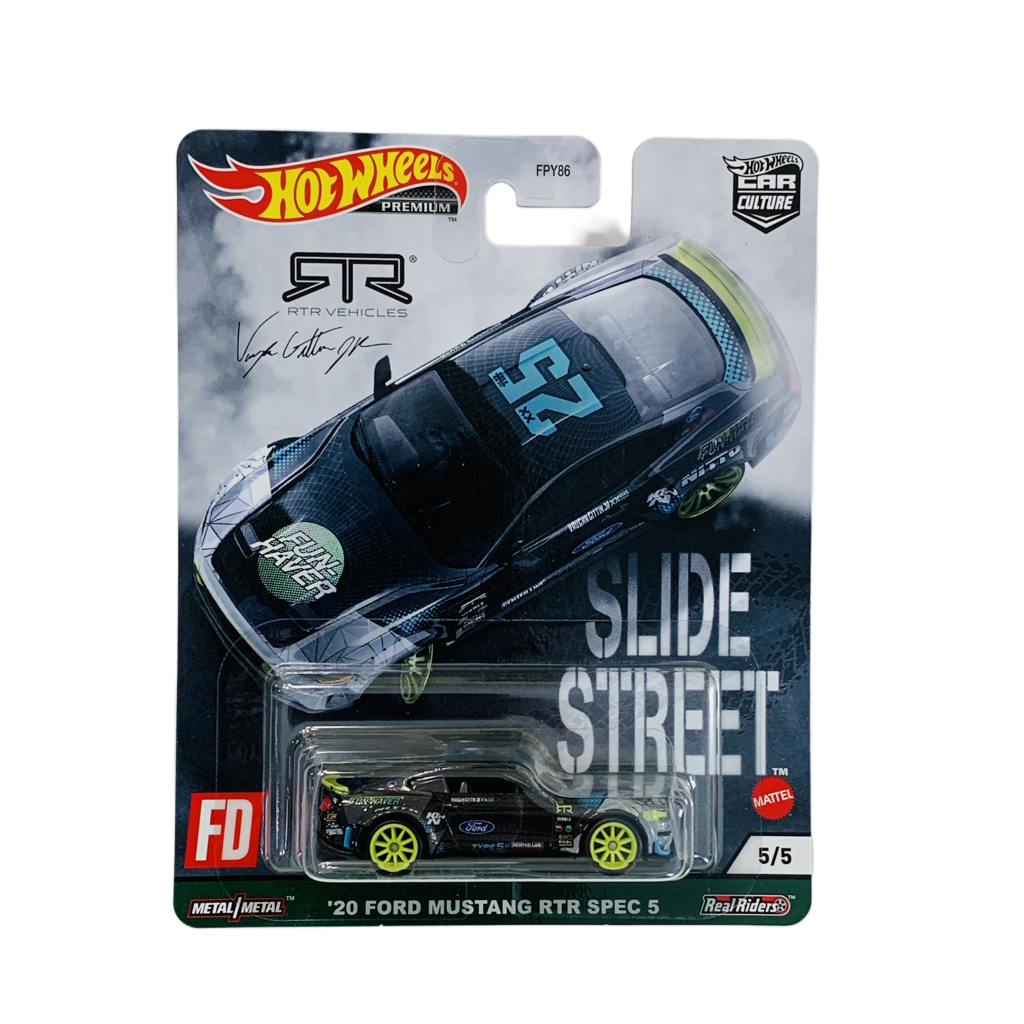 Hot Wheels Premium Car Culture Slide Street '20 Ford Mustang RTR Spec 5