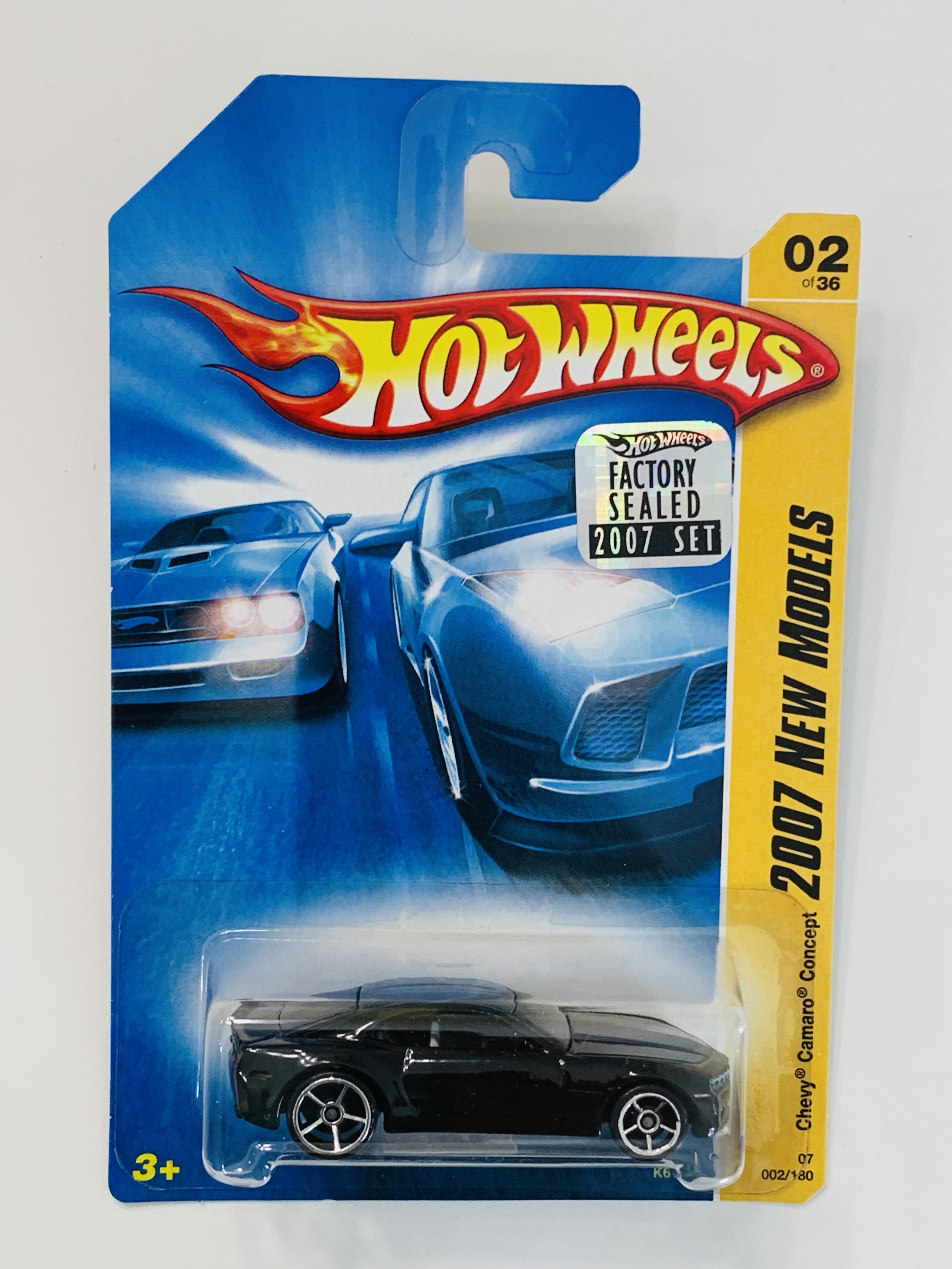 Hot Wheels 2007 Factory Set #002 Chevy Camaro Concept - Black