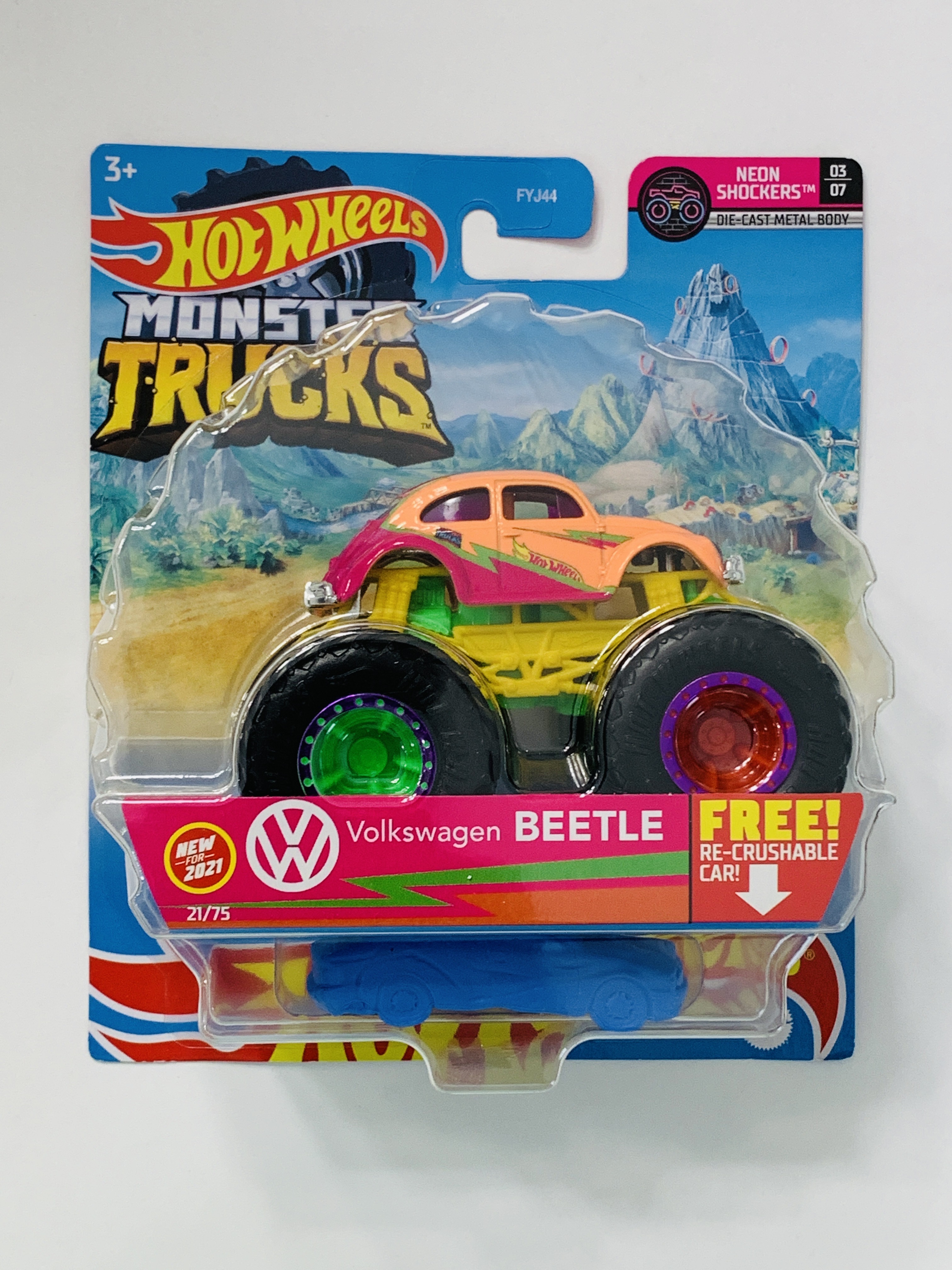 Hot Wheels Monster Trucks Volkswagen Beetle