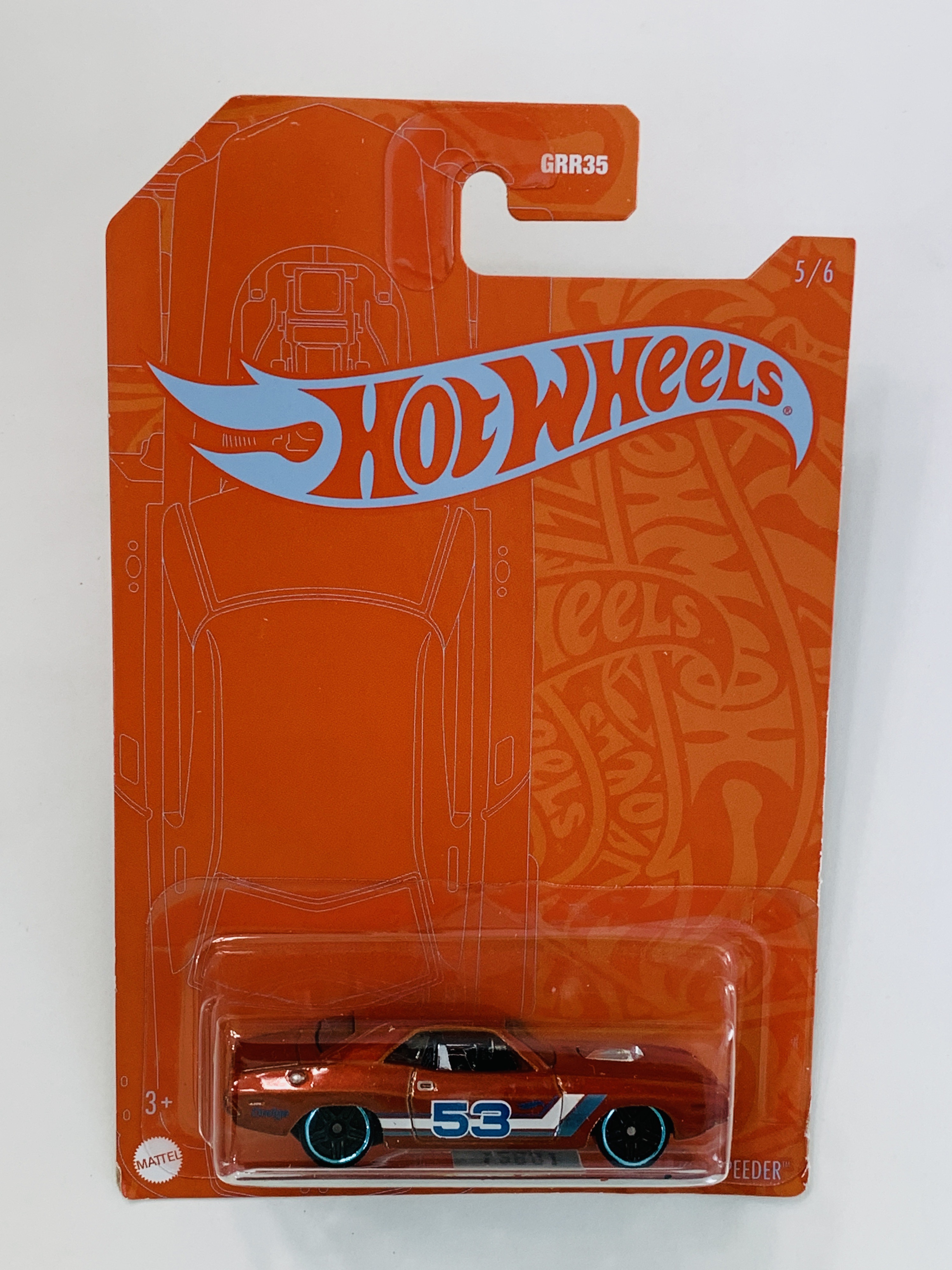 Hot Wheels 53rd Anniversary '70 Challenger On Project Speeder Card