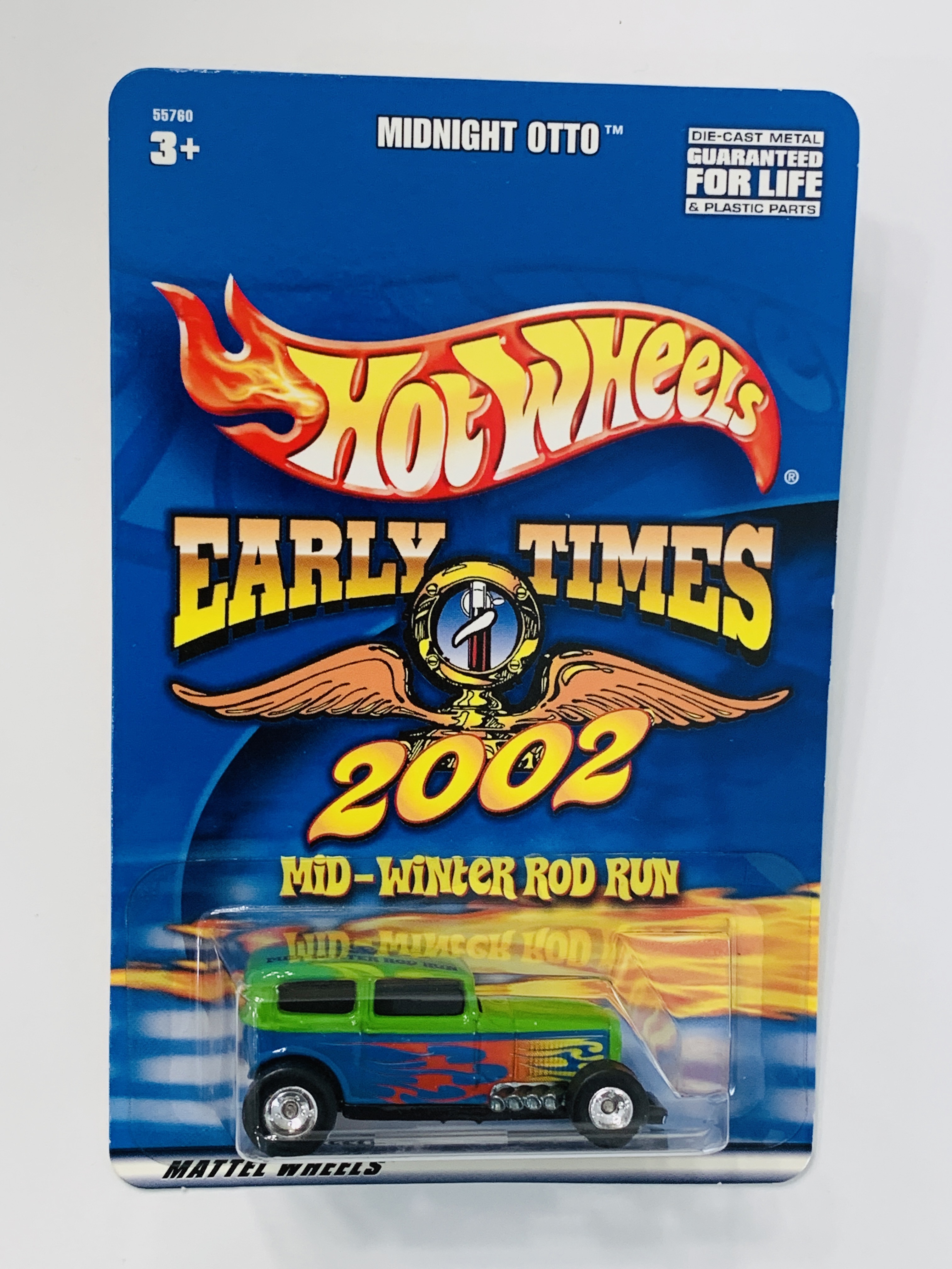 Hot Wheels Early Times 2002 Rod Run Midnight Otto