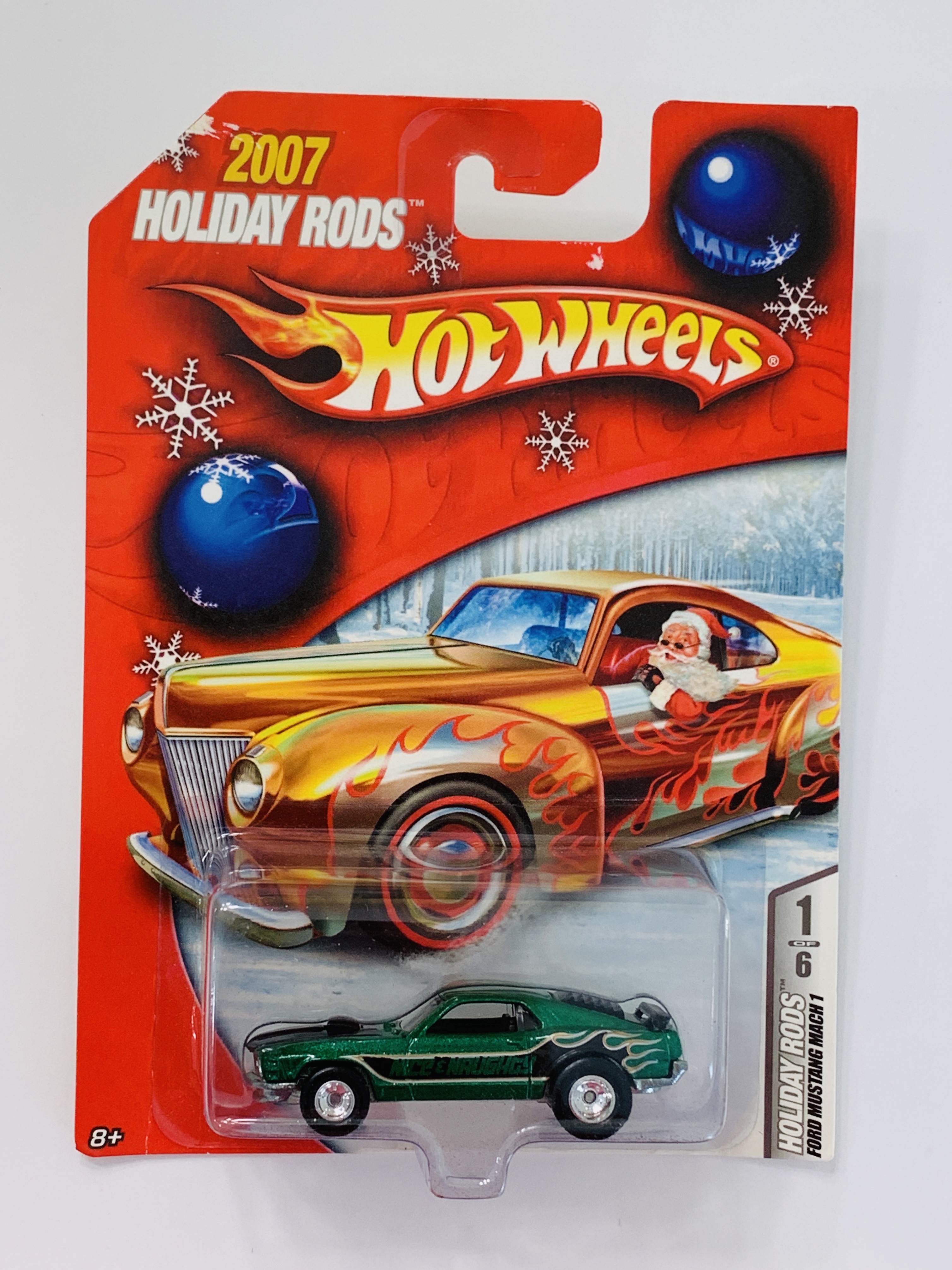 Hot Wheels 2007 Holiday Rods Ford Mustang Mach 1 - Green