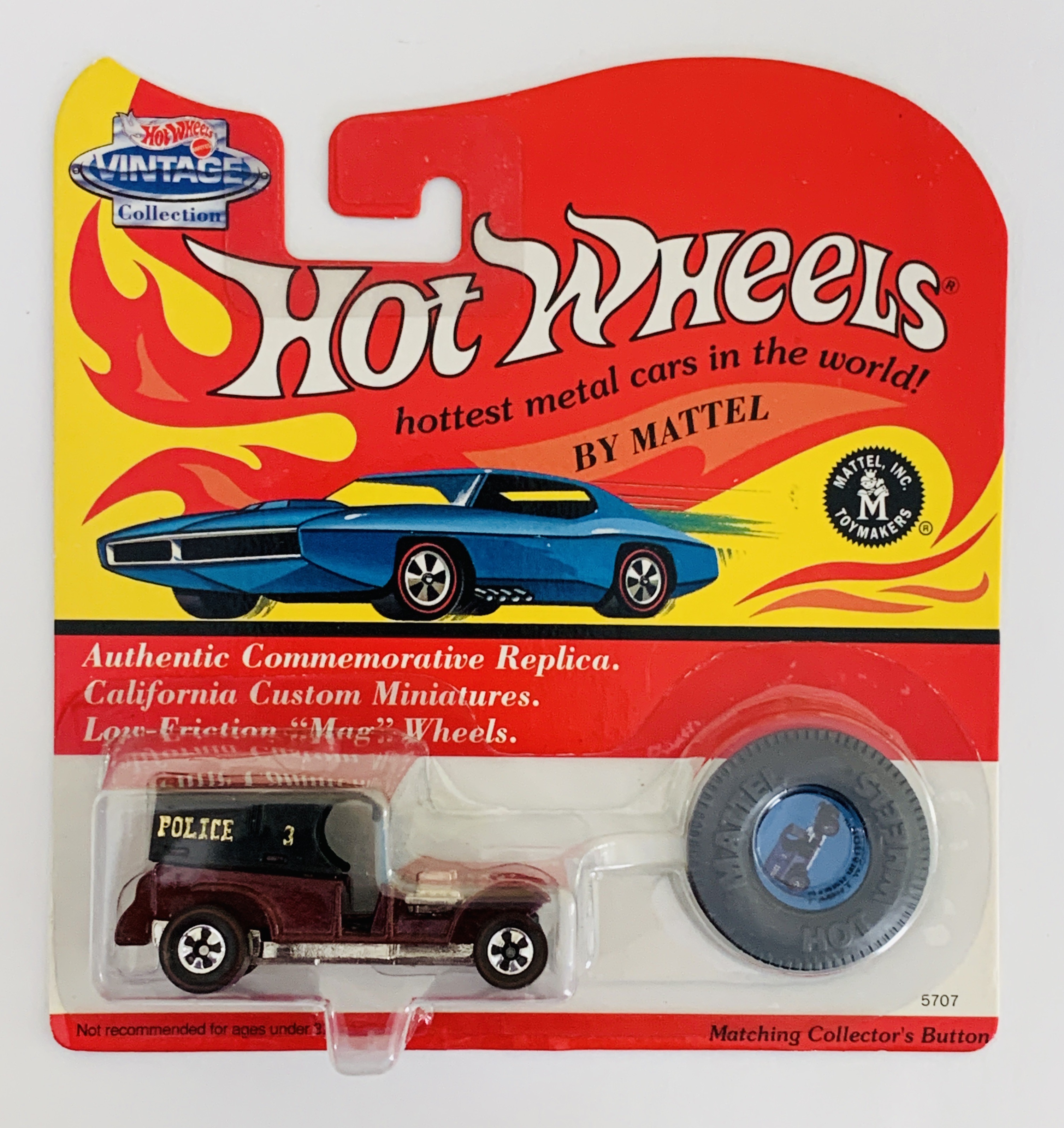 Hot Wheels Vintage Series Paddy Wagon - Maroon