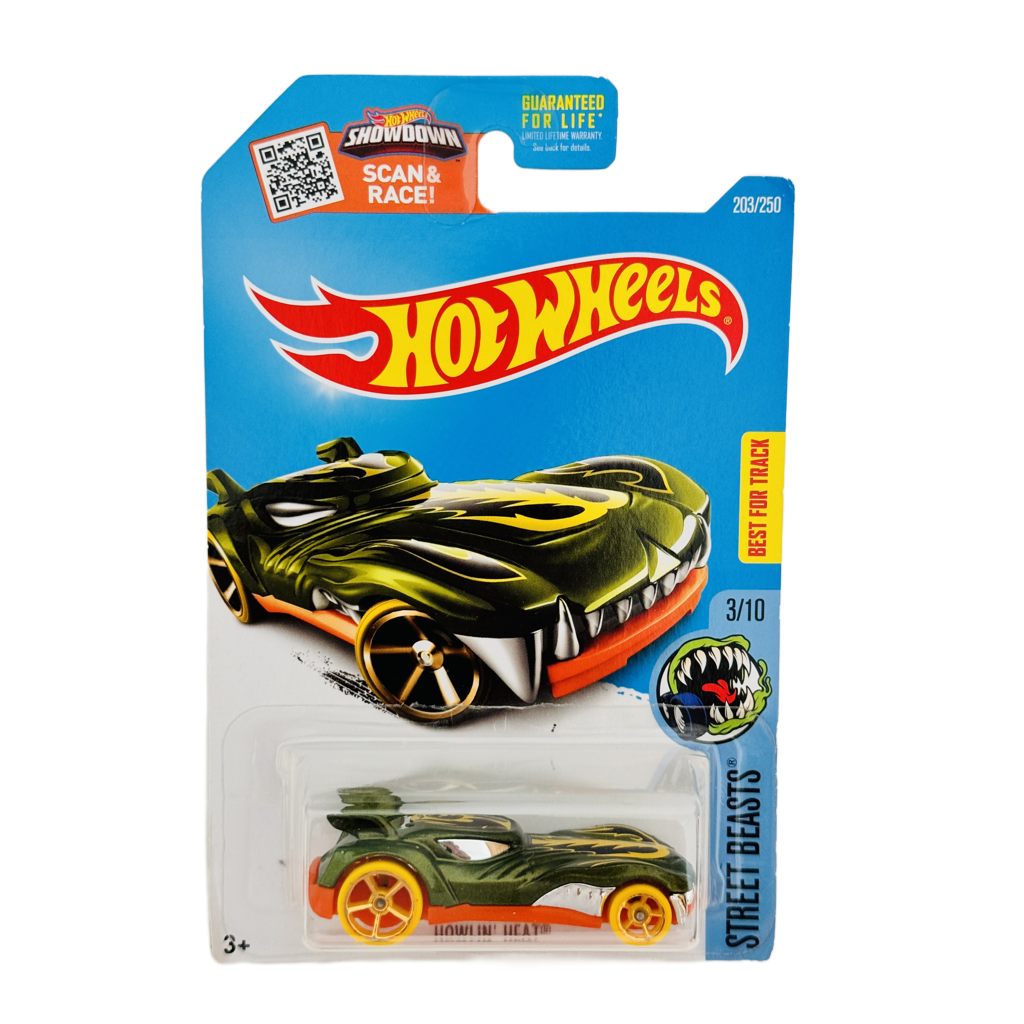 Hot Wheels #203 Howlin' Heat Treasure Hunt