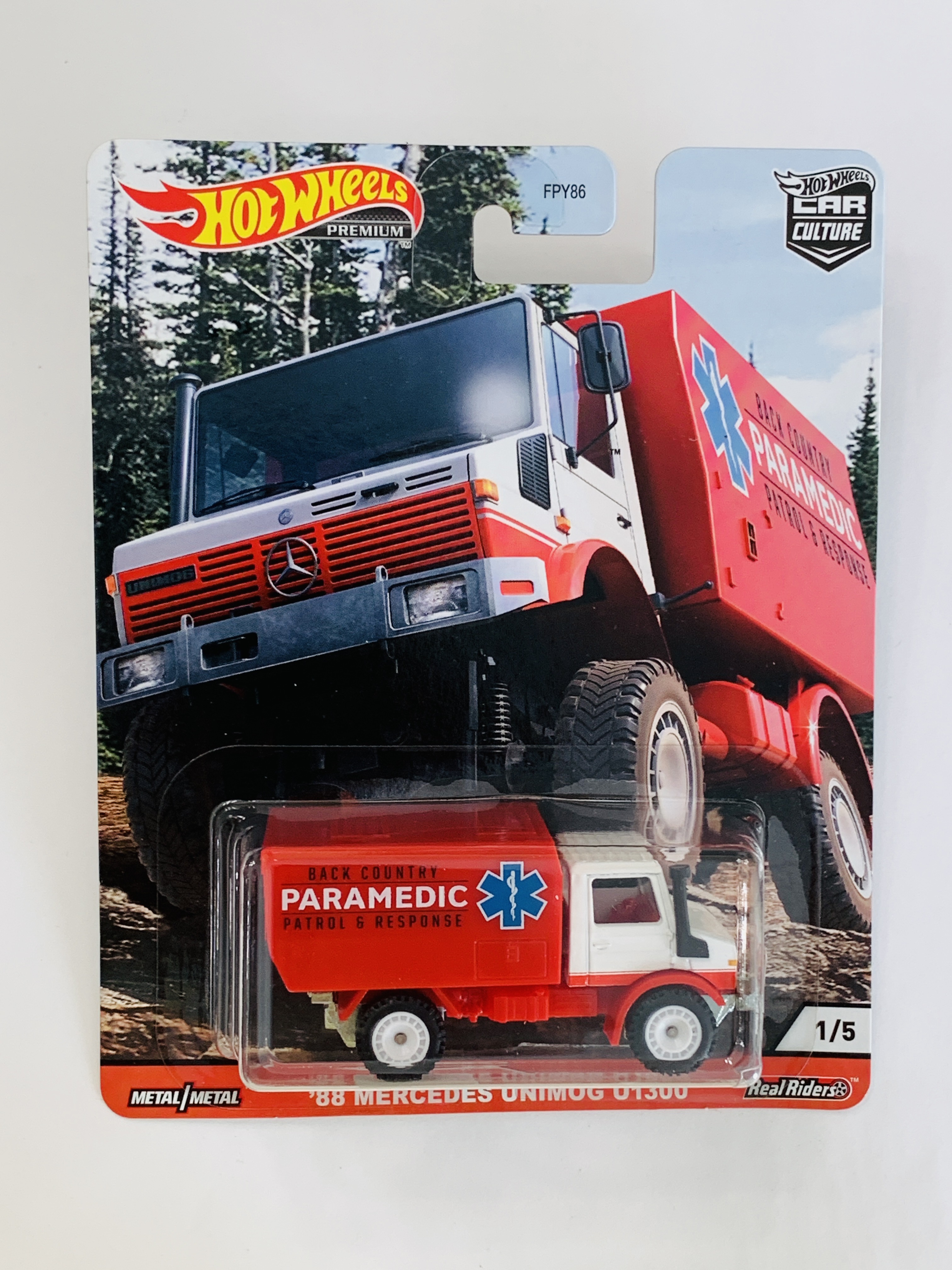 Hot Wheels Premium Wild Terrain '88 Mercedes Unimog U1300