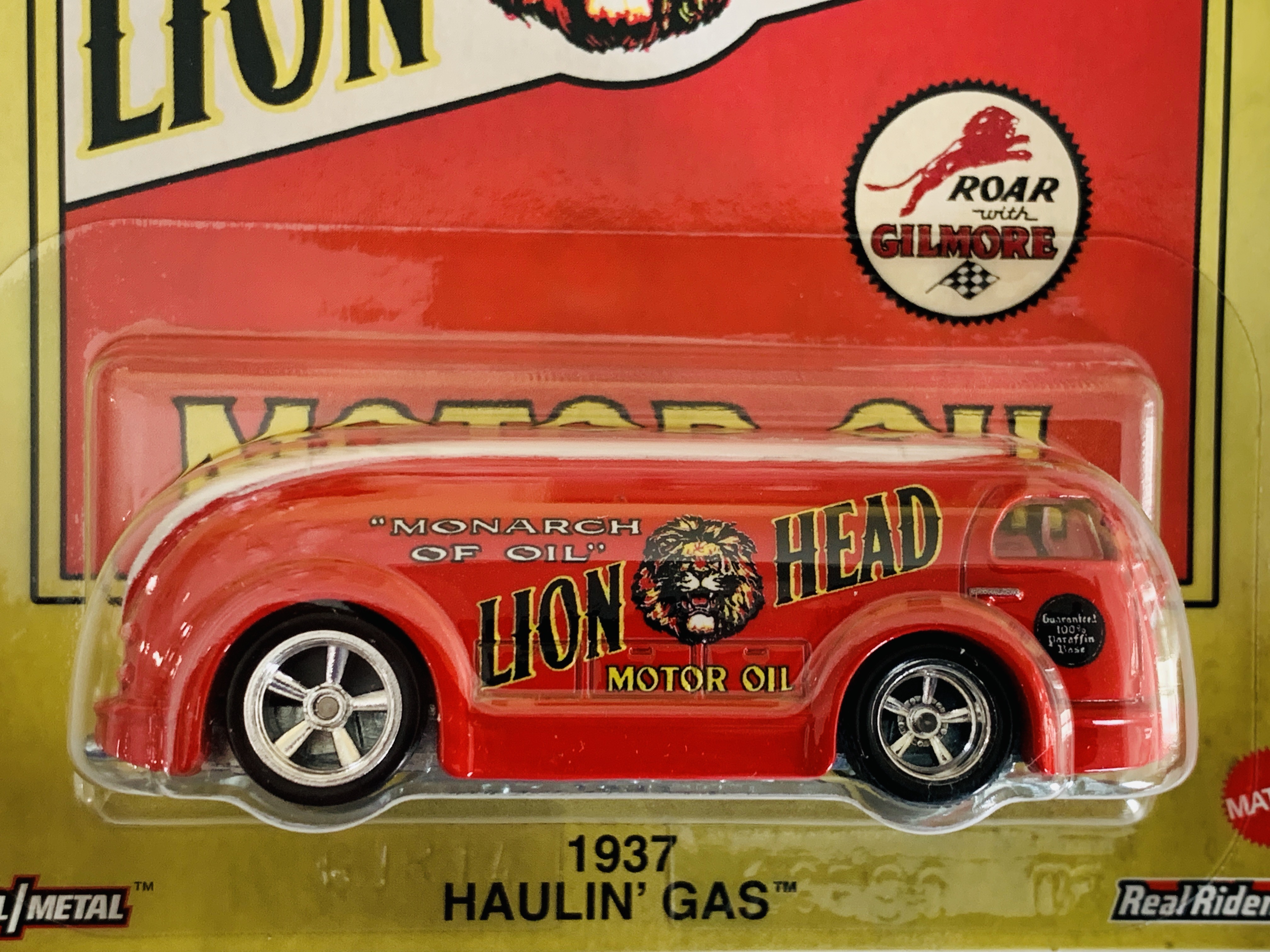 Hot Wheels Premium Lion Head 1937 Haulin' Gas