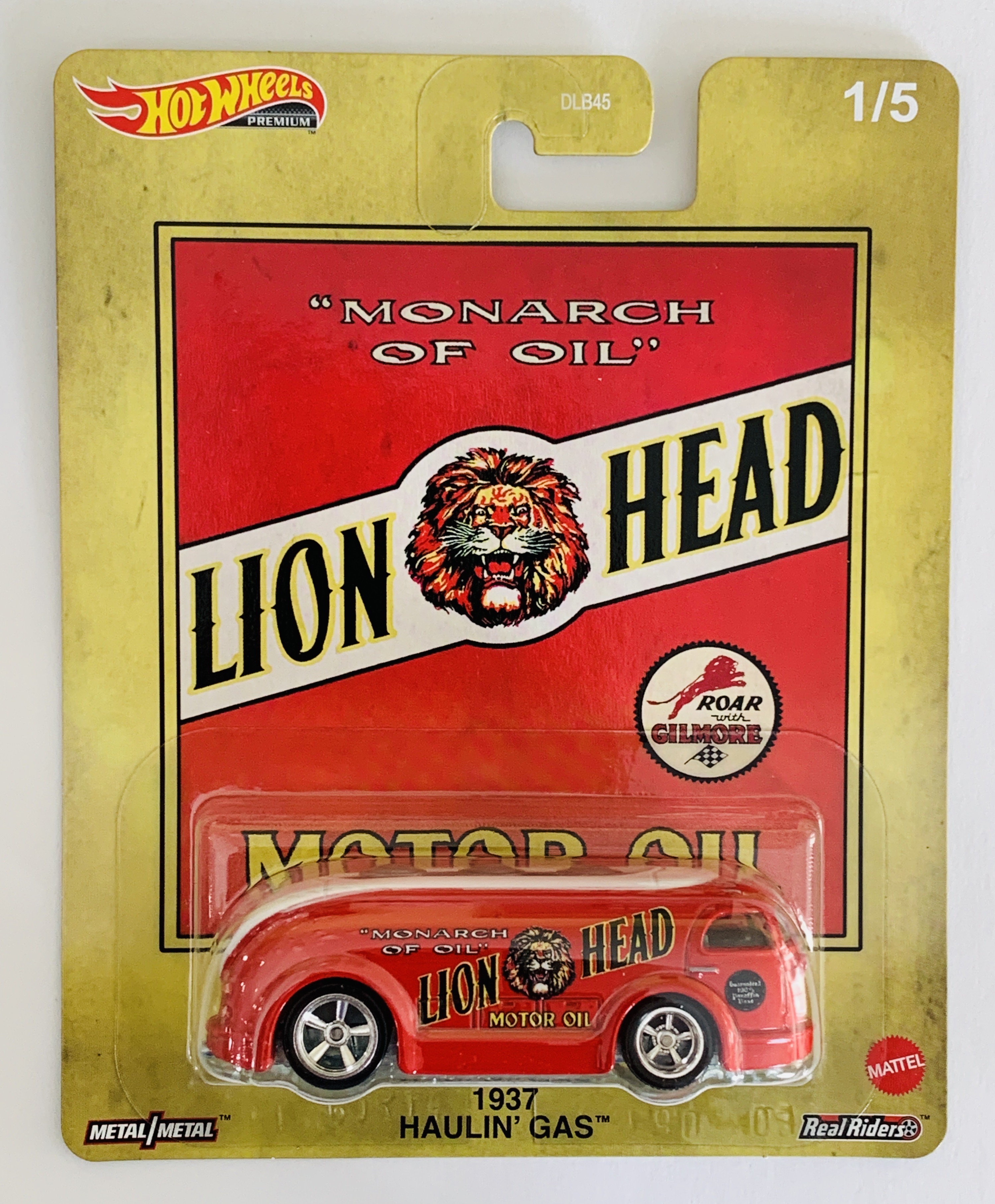 Hot Wheels Premium Lion Head 1937 Haulin' Gas