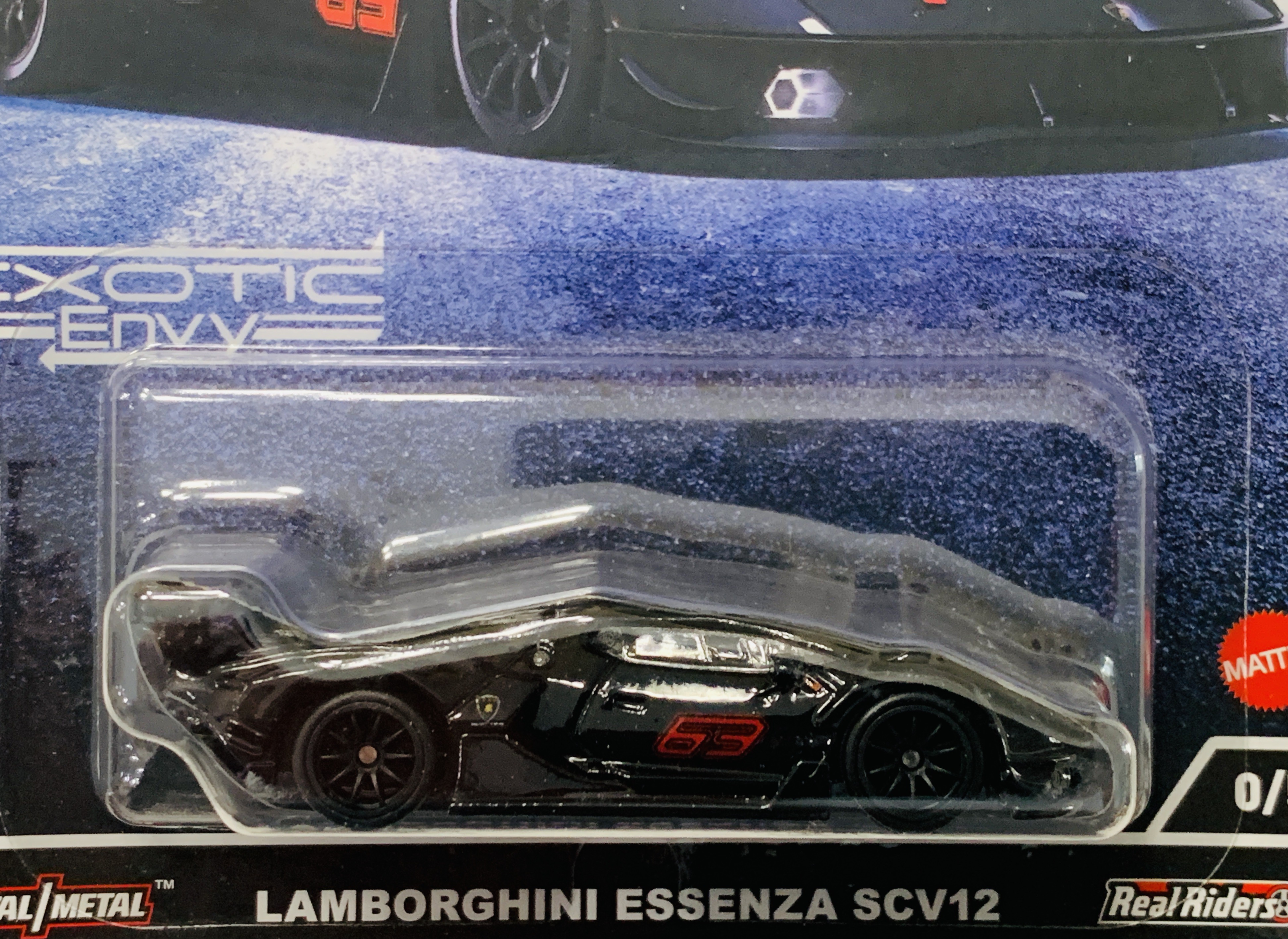 Hot Wheels Premium Exotic Envy Lamborghini Essenza SCV12 Chase