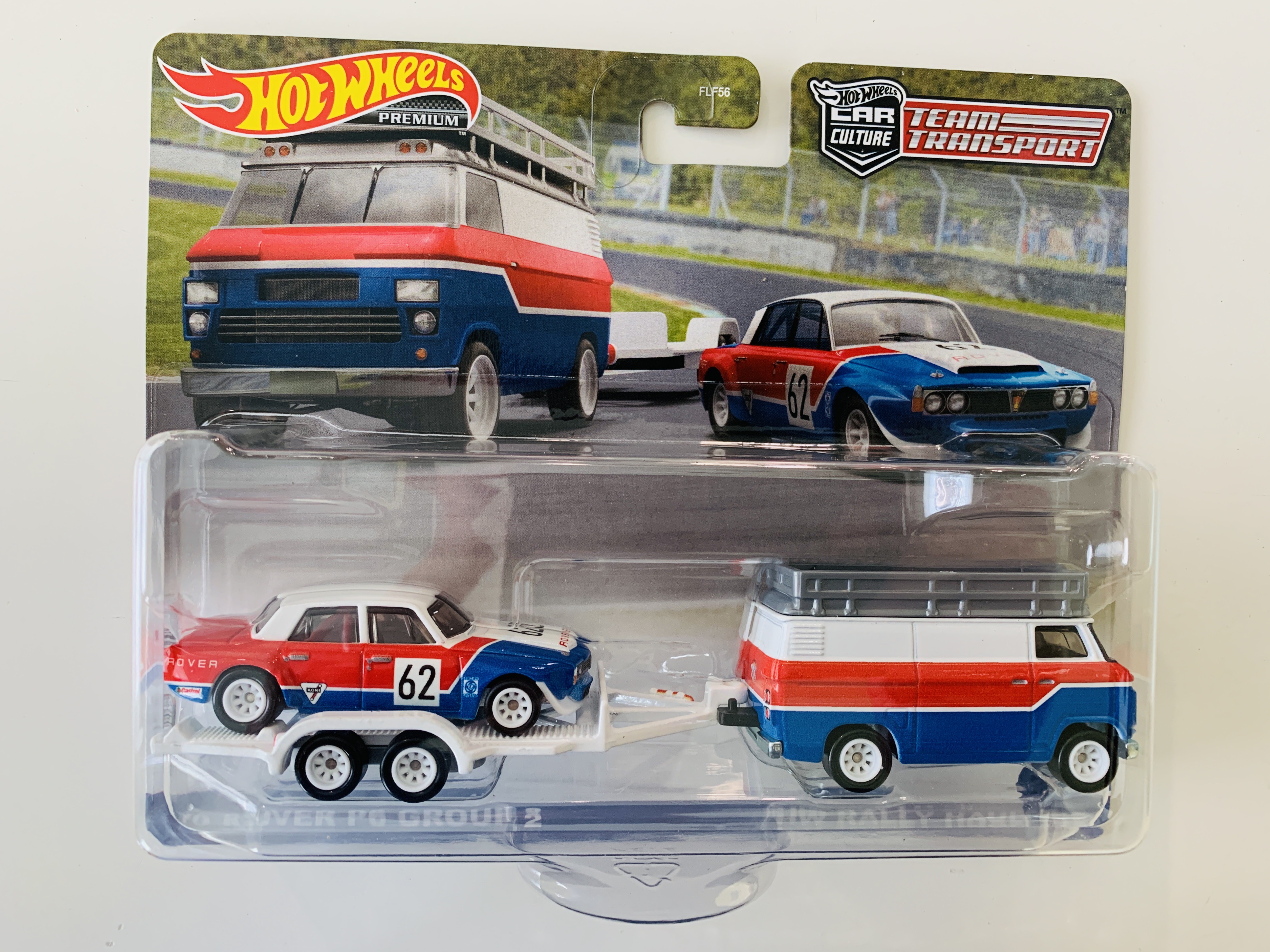  Hot Wheels '70 Rover P6 Group 2 Rally Hauler, Team Transport  #55 : Toys & Games