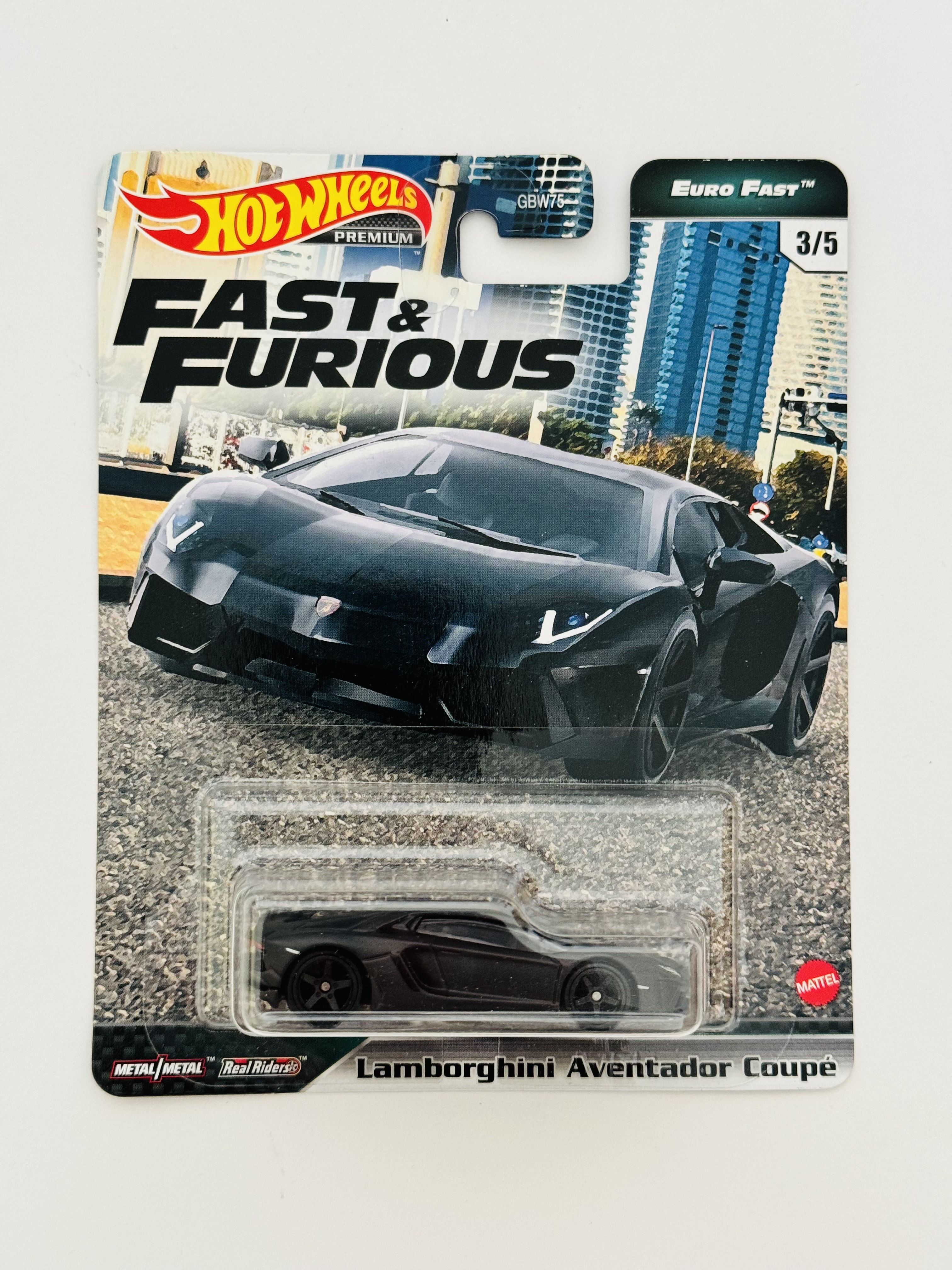 Hot Wheels Premium Fast & Furious Euro Fast Lamborghini Aventador Coupe