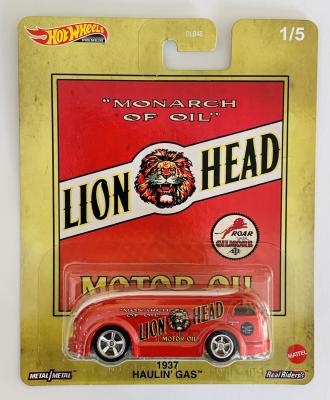 Hot Wheels Premium Lion Head 1937 Haulin' Gas