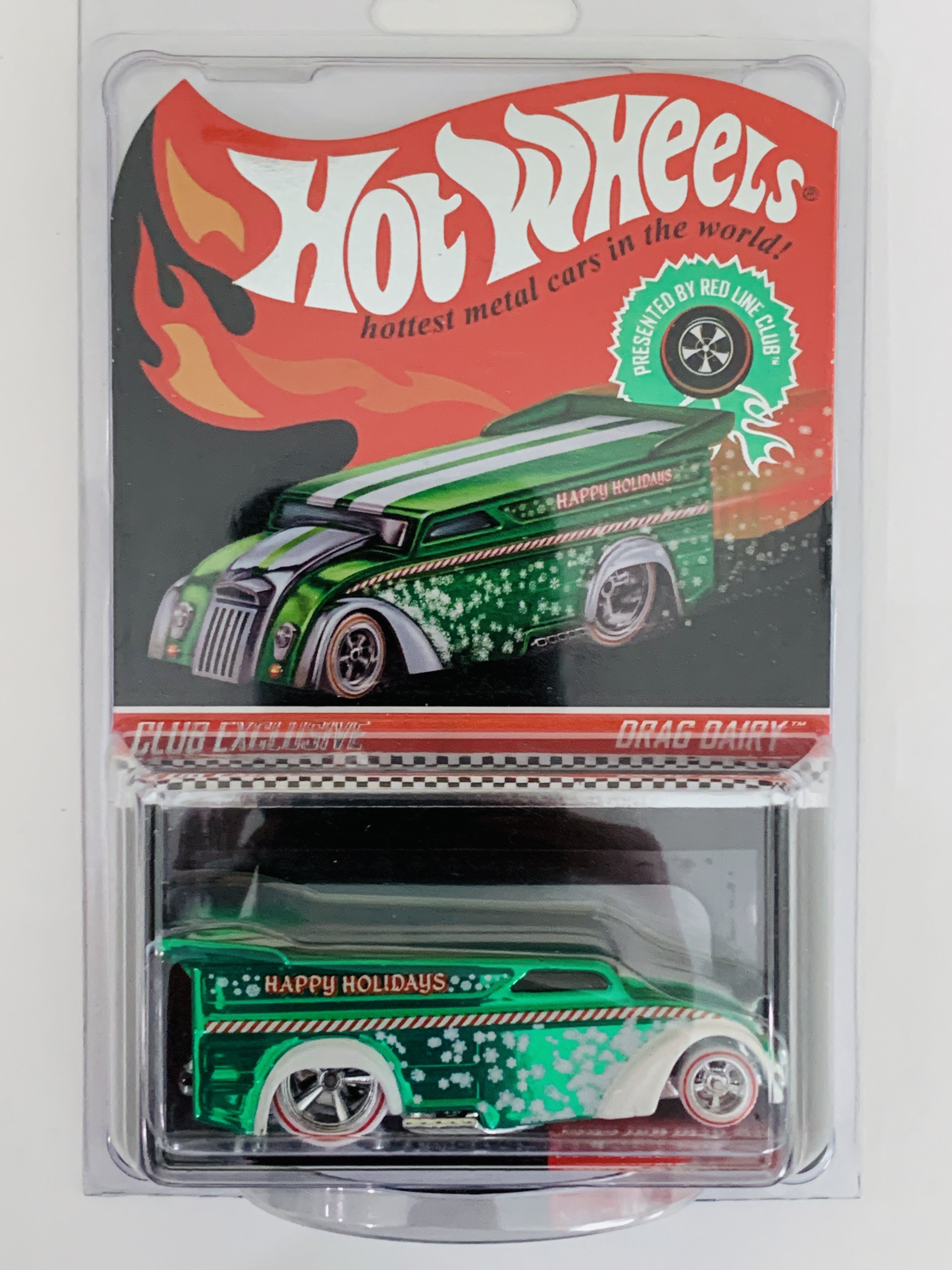 Hot Wheels Redline Club 2013 Holiday Car Drag Dairy - 3538/4000