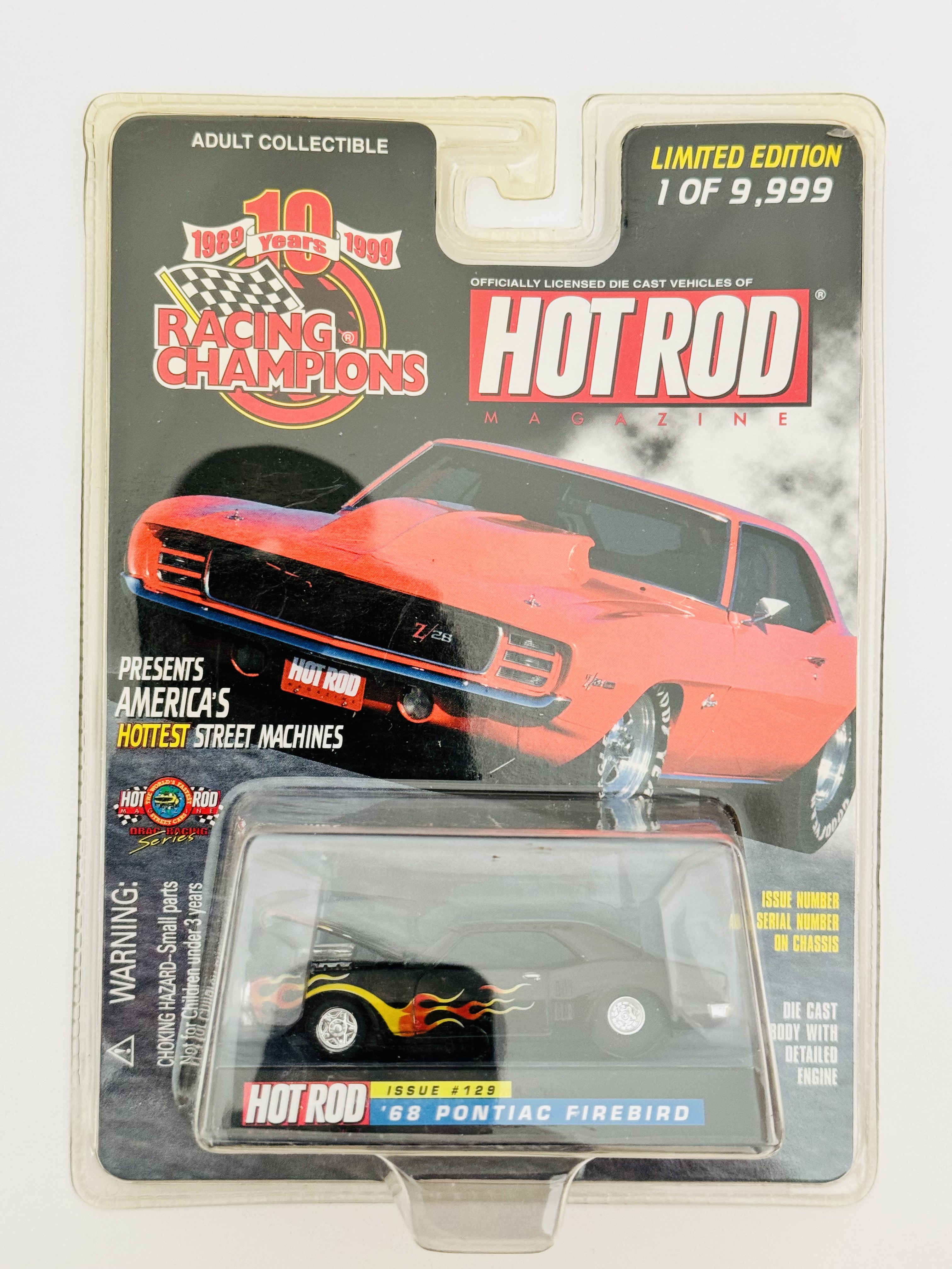 Racing Champions Hot Rod Magazine '68 Pontiac Firebird